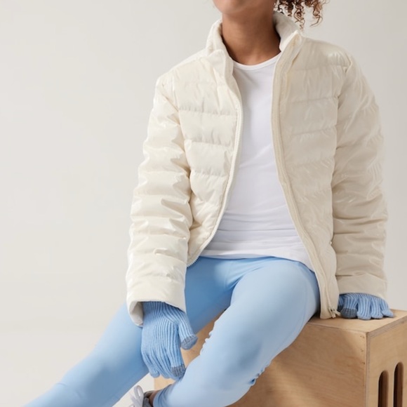 Athleta Other - Athleta Girl Cool Days Metallic Down Jacket
